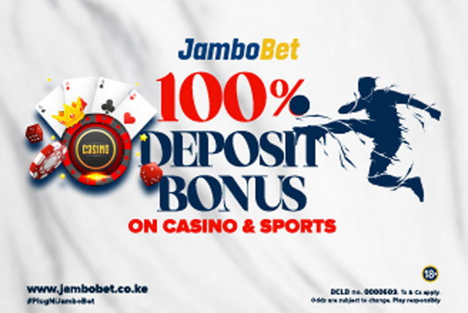 Double Your Winnings! Claim JamboBet’s 100% Registration Bonus and start betting with extra cash today!"