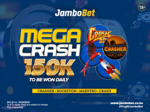 Join Mega Crash Tournament at JamboBet and Win a share of Ksh. 150,000 in prize money!