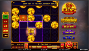 Wazdan 36 Coins online casino game