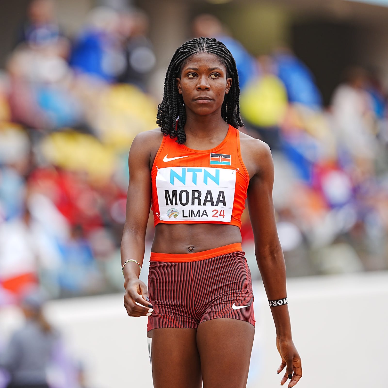 2:05:11 for Sarah Moraa in the heats to progress to the next round in Lima