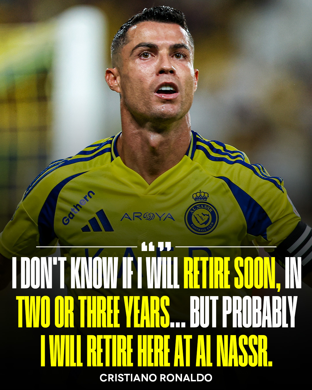 Cristiano Ronaldo  Speaks on His retirement plans