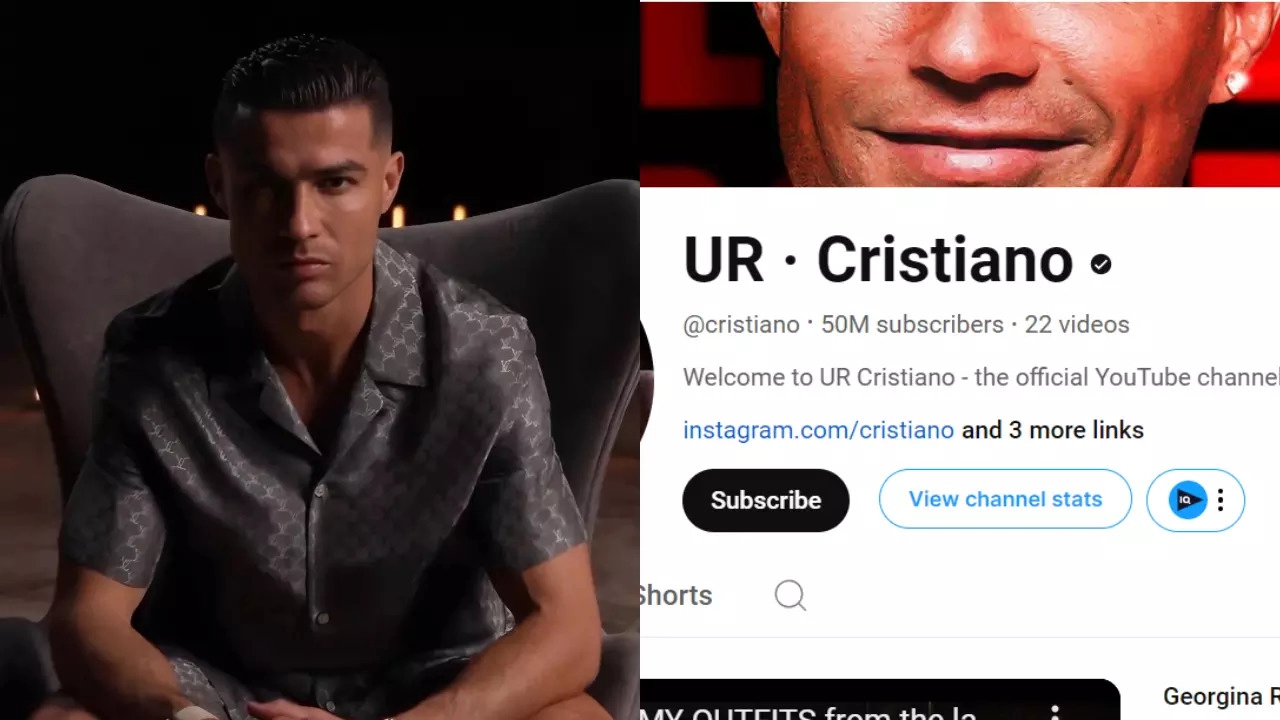 Cristiano Ronaldo's YouTube Channel Crosses 50M Subscribers in 1 Week, Fastest to Achieve Historic Feat