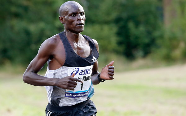 Edwin KIPTOO-Kenyan marathoner in action