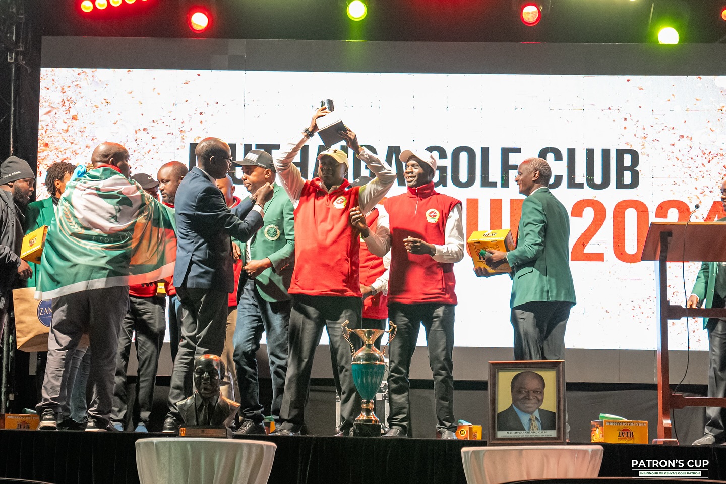 Eldoret Golf Club, the winners of the Mug Pool at the Patron’s Cup 2024!