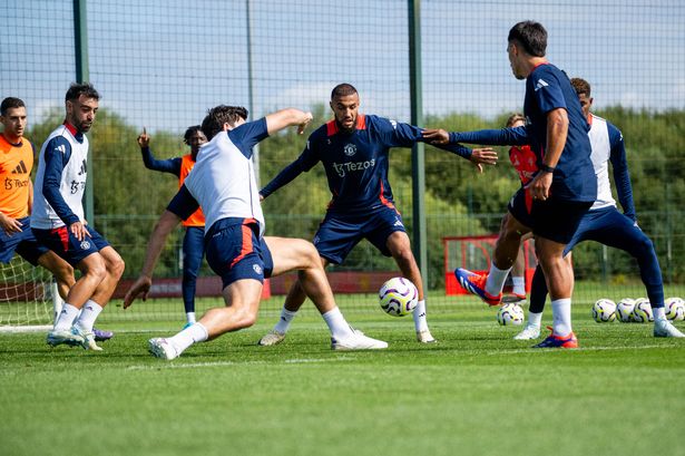 Man united preparation ahead of Fulham game at Carrington