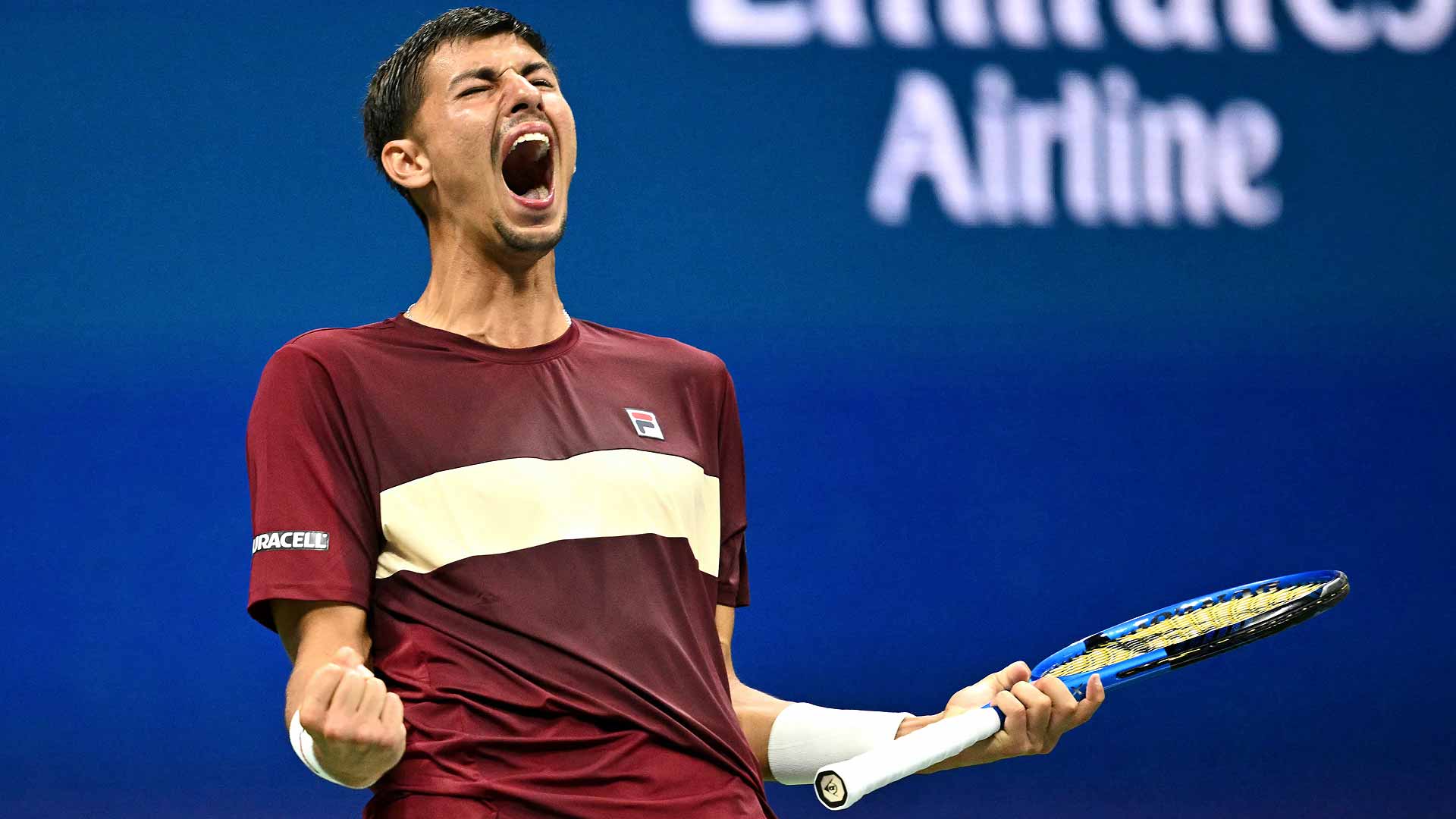  Alexei Popyrin pumped after eliminating Djokovic