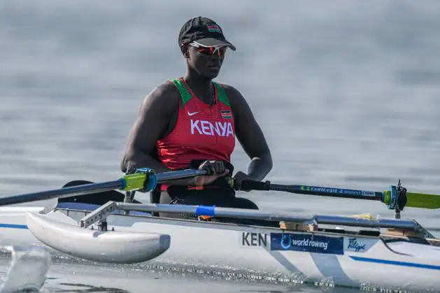 PR1 Women s Single Sculls, Asiya Mohamed Sururu (KEN) during 2023 World Rowing Cup II