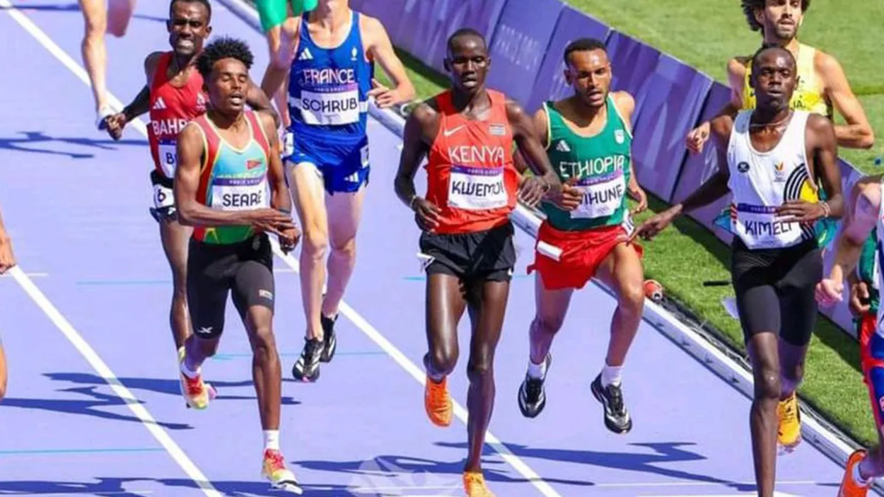 Ronald Kwemoi bags silver in the 5,000m at the 2024 Olympics