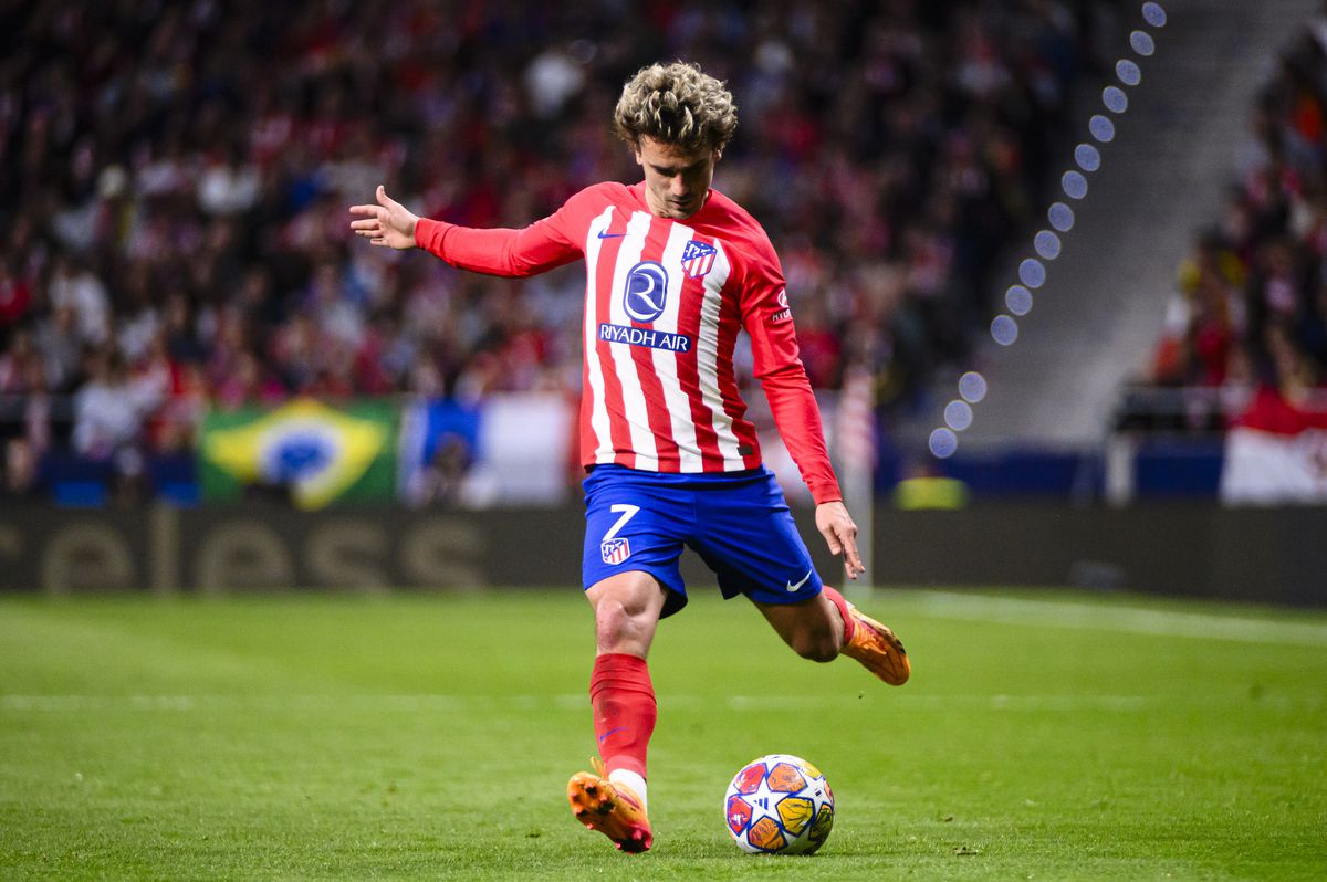 Antoine Griezmann in action against Girona