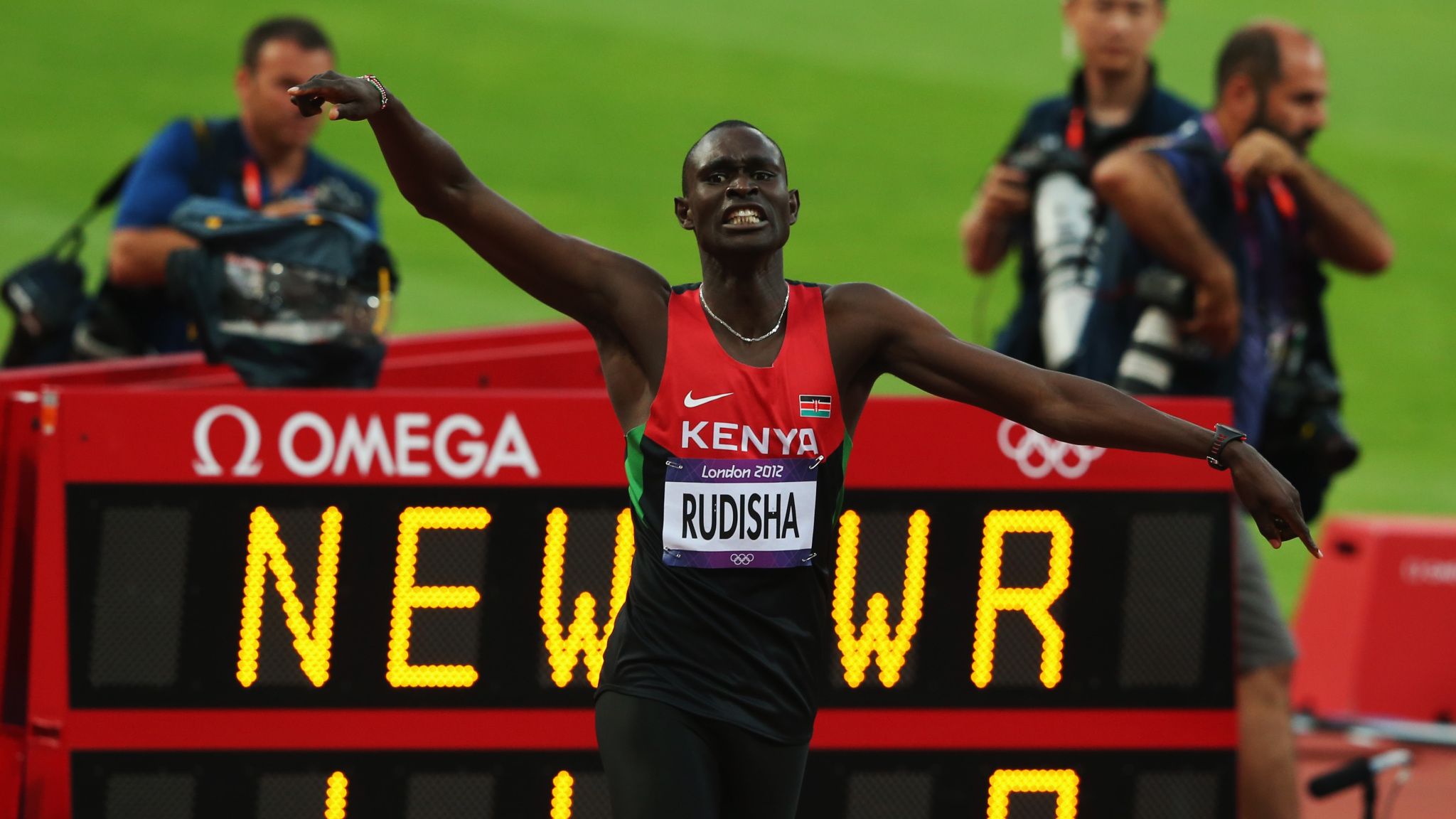 David Rudisha world 800m record stands at 1:40:91