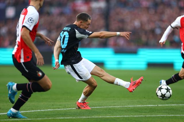 Florian Wirtz strikes twice as Bayer Leverkusen thrash Feyenoord 4-0 in Champions League opener