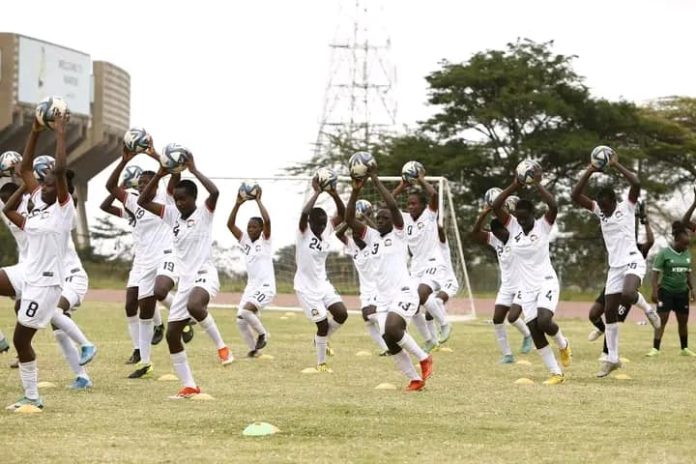 Harambee Junior Starlets U-17 Women's National Team had a morning training session today at Kasarani Annex ahead of their pre-world cup camp in Spain.