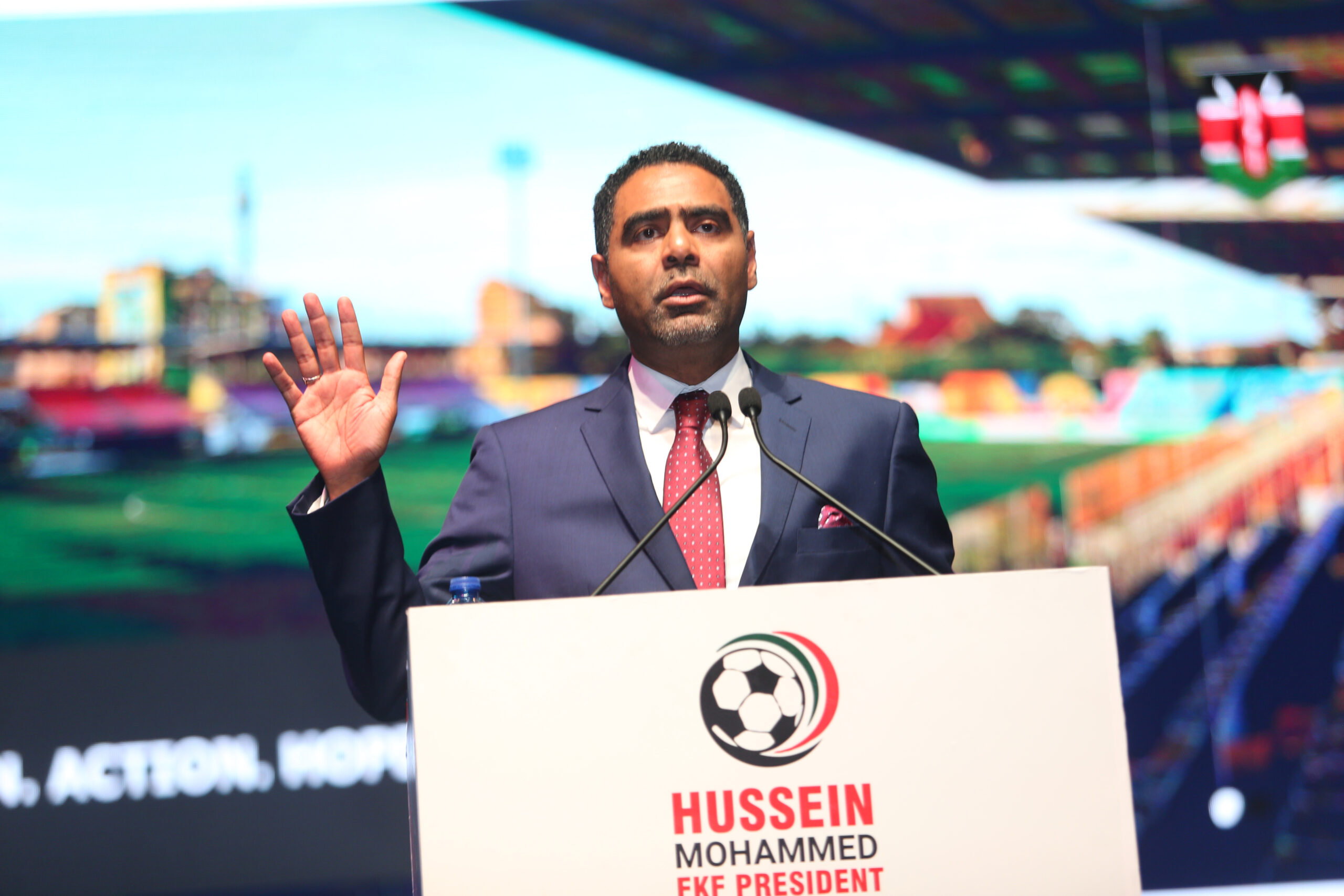 Hussein Mohammed has officially thrown his hat into the ring for the FKF Presidency.