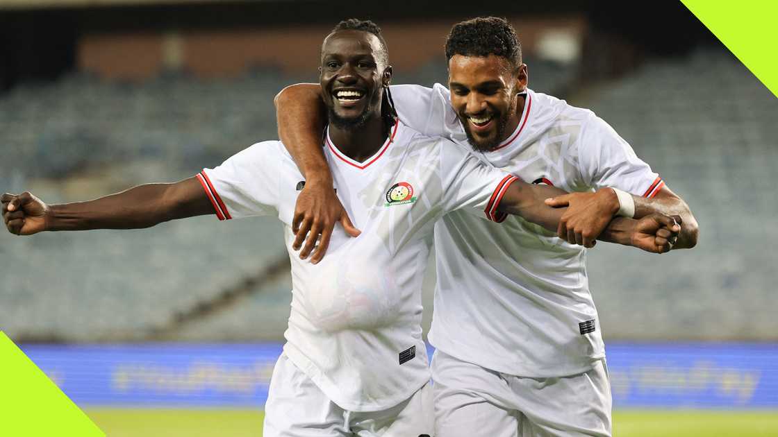 John Avire Scores Superb Free Kick for Harambee Stars vs Namibia