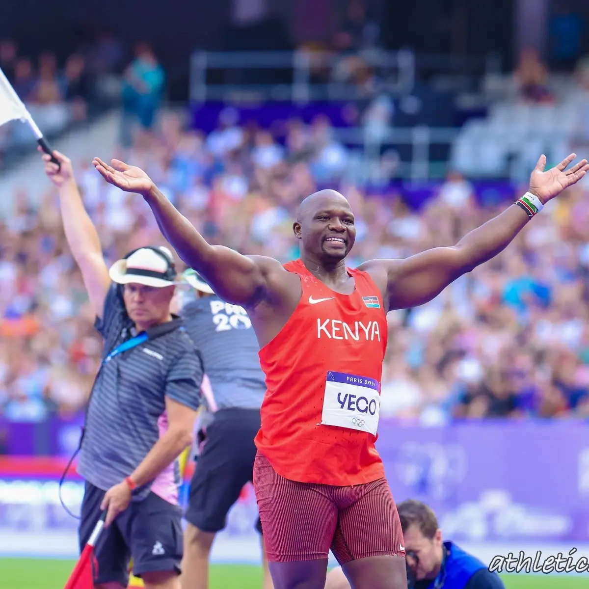 Julius Yego finishes fifth at Paris Olympics