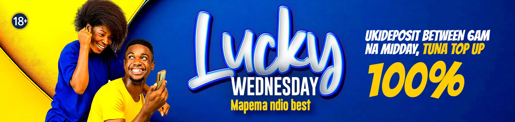 Lucky Wednesday bonus is here!