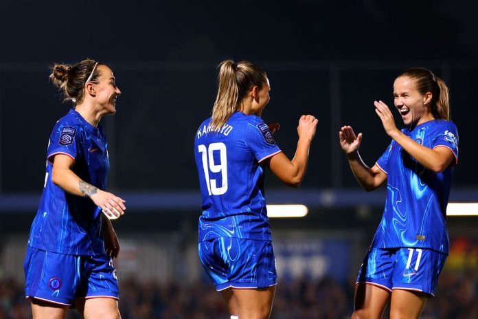 Lucy Bronze enjoys solid debut as Johanna Rytting Kaneryd's stunning solo strike sees Sonia Bompastor start life in Chelsea with a win