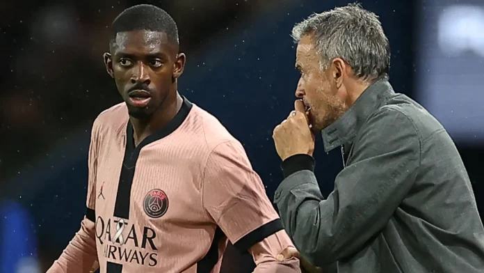 Ousmane Dembele dropped from PSG squad for Champions League clash vs Arsenal