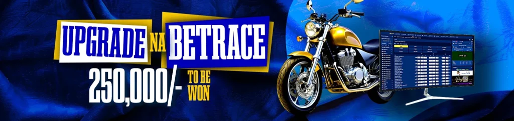 Stand a chance to win a motorbike and other cash prizes with upgrade na betrace on Jambobet