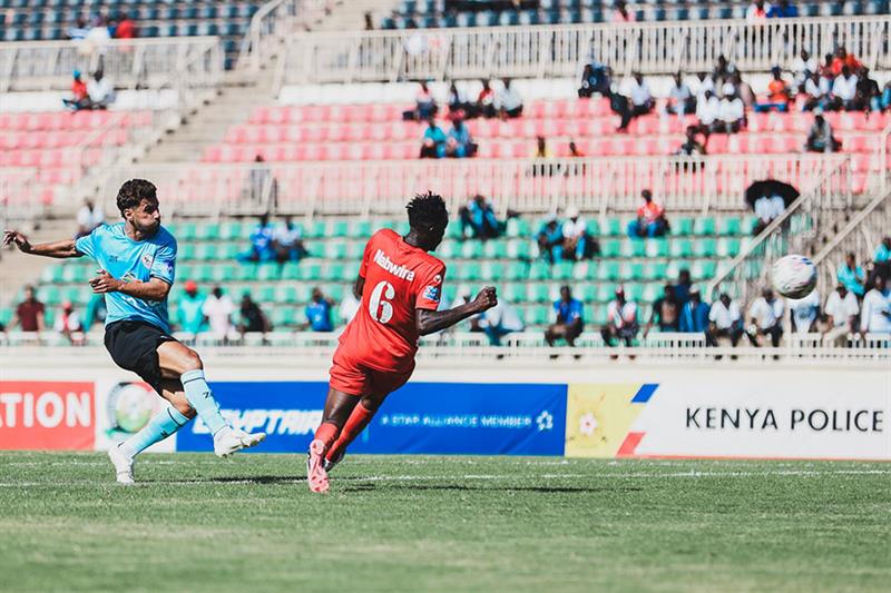 Zamalek won the first leg tie 1-0 at Nyayo Stadium, Nairobi