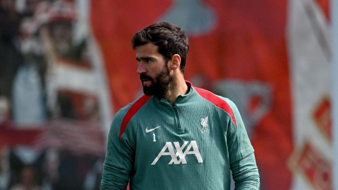 Alisson Becker ready for his return to Liverpool’s starting lineup after recovering from injury.