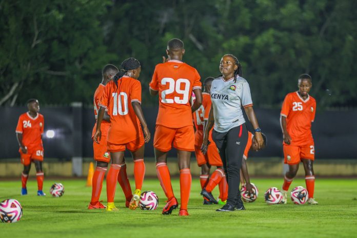 Junior Starlets trains ahead of their debut match against England