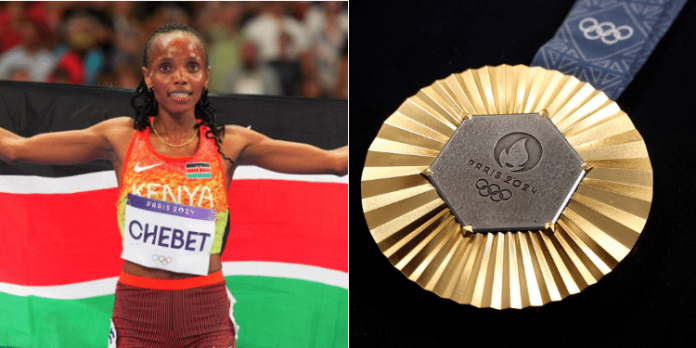 Beatrice Chebet Won double gold at Paris Olympics 2024-She conquered both 10,000m and 5000m races