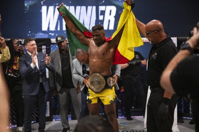 Cameroon's Francis Ngannou knocks out Renan Ferreira in MMA return