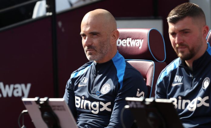 Chelsea Manager Enzo Maresca at London Stadium in a past Premier League match against Westham United //PHOTO COURTESY