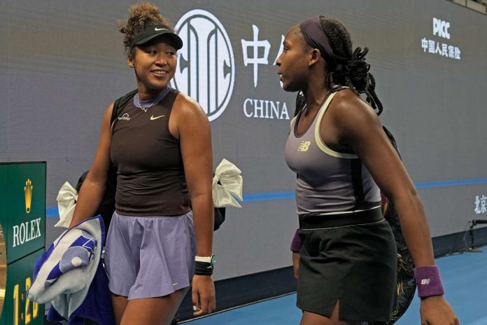 Coco Gauff Helps Injured Naomi Osaka Walk Off Court After She's Forced to Forfeit