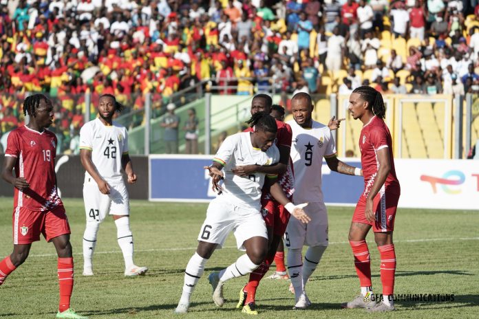 Ghana vs Sudan first Leg match ended in a draw