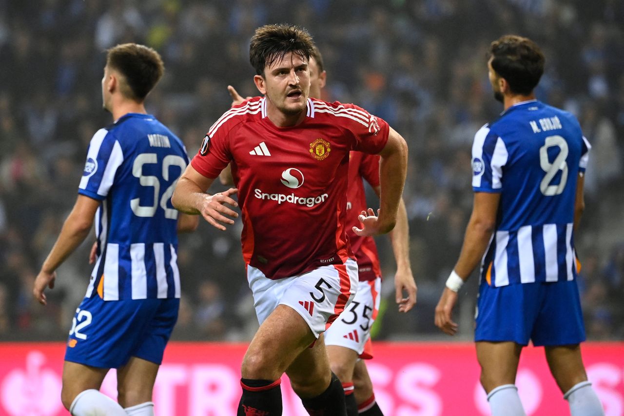 Harry Maguire Scored late to save a point for ten-man Manchester United