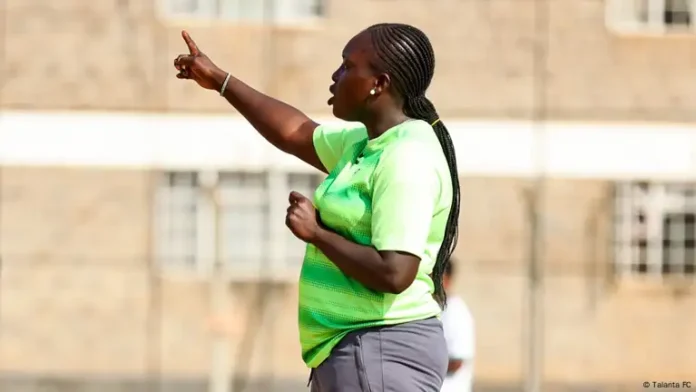 Jackline Juma is the first female coach to lead a men's topflight team in Kenya