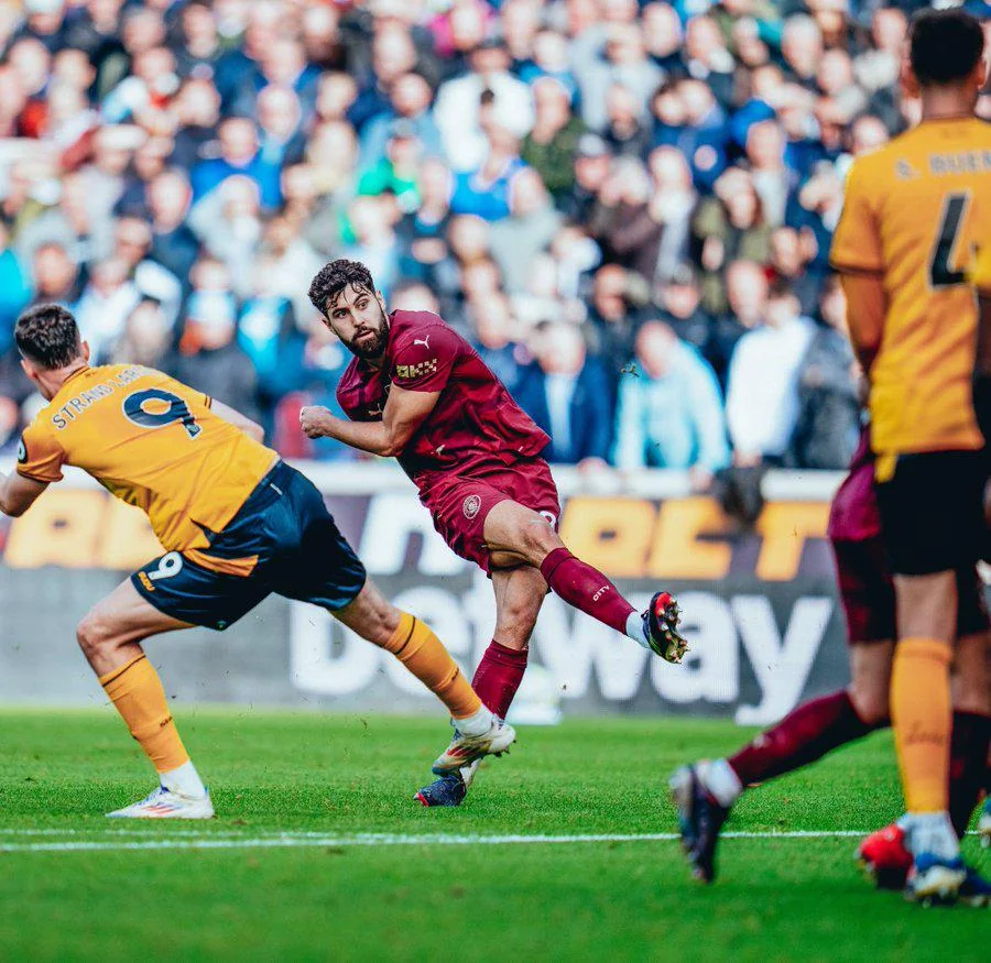 Josko Gvardiol scored a banger to equalize for Man city