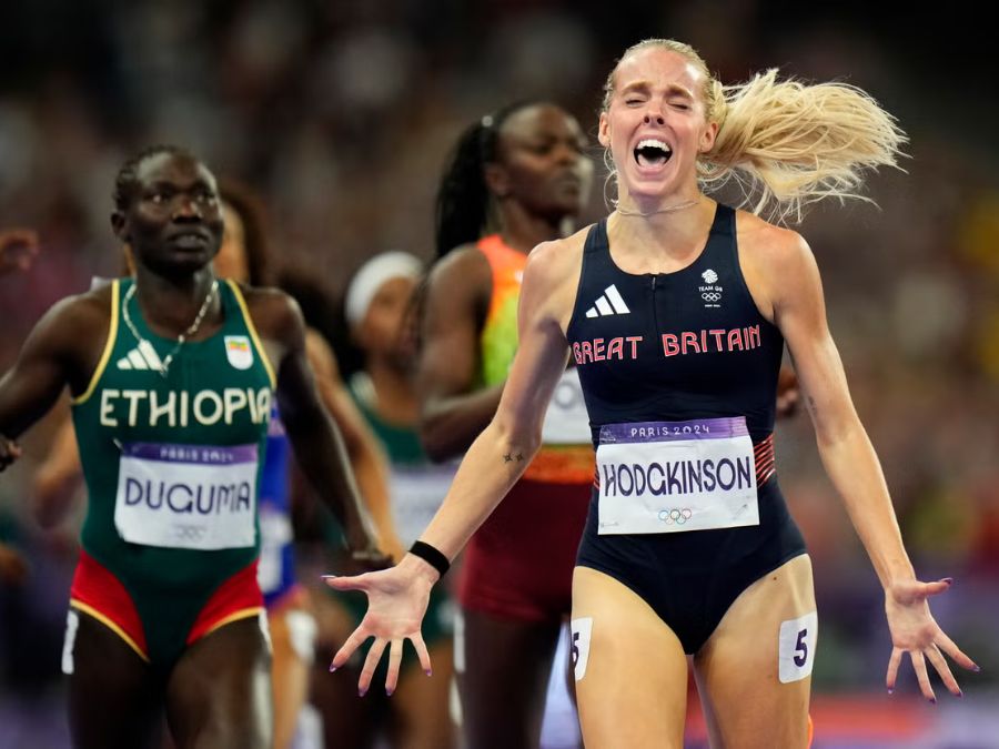 Keely Hodgkinson won Olympic Gold in 800m