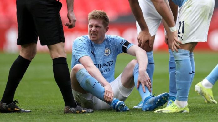 Kevin De Bruyne injury return remains a mystery to Pep Guardiola