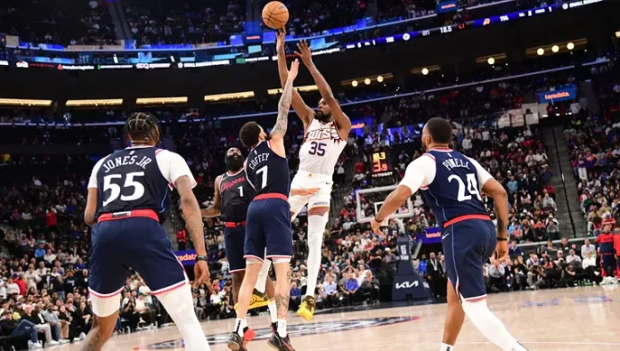 Kevin Durant scored 25 points, Bradley Beal added 24 and the Phoenix Suns beat the Clippers 116-113 in overtime Wednesday night, spoiling Los Angeles' Intuit Dome debut in the NBA opener for both teams.