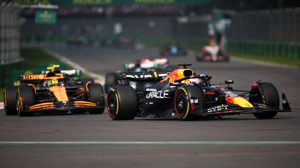  Red Bull driver twice made contact in chaotic Mexico Grand Prix