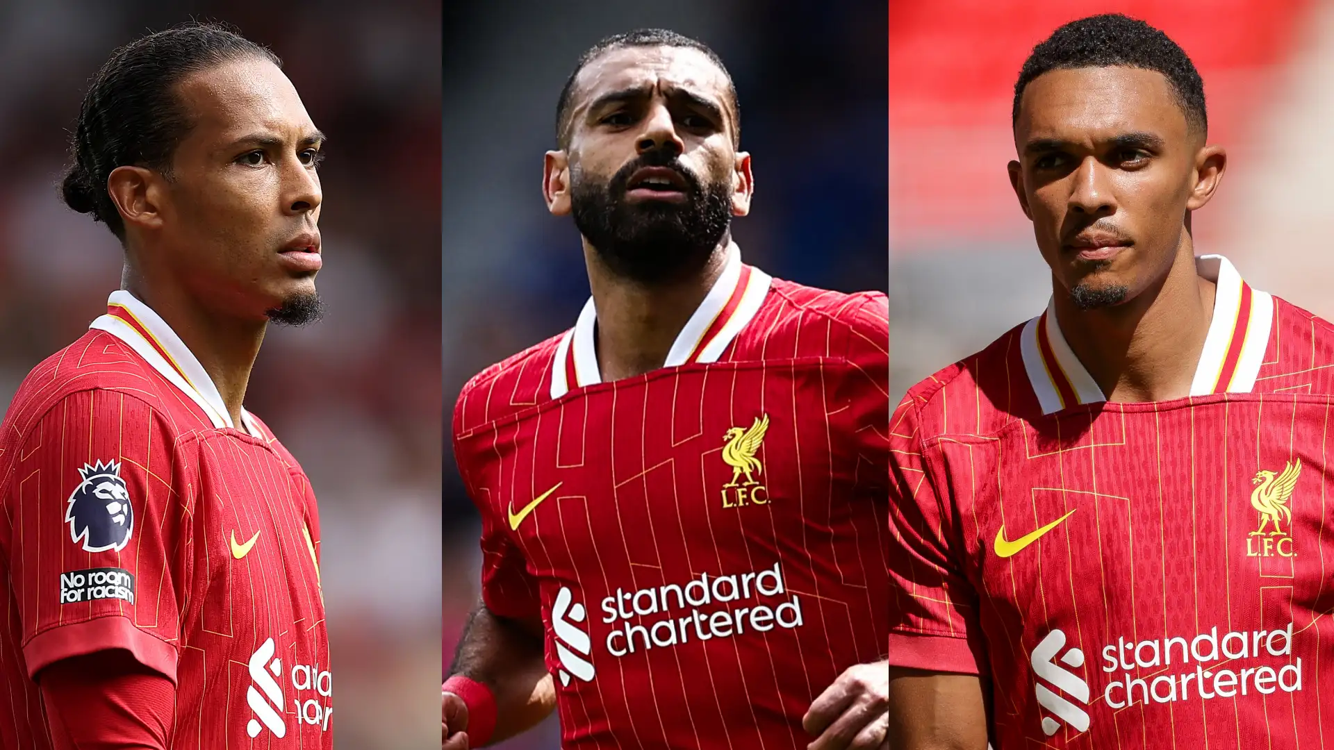 Mohamed Salah, Trent Alexander-Arnold & Virgil van Dijk will soon be out of contract