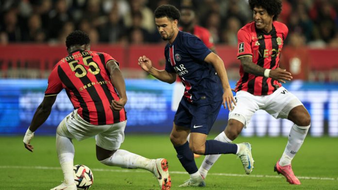 PSG lose top spot after 1-1 draw at Nice