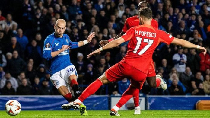 Vaclav Cerny was the star of the night for Rangers scoring a beautiful brace