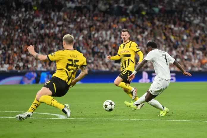 Vinicius hat-trick inspires Real Madrid to 5-2 comeback win against Borussia Dortmund