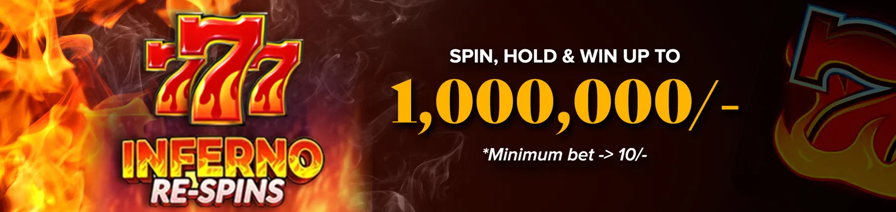 inferno re spins online casino game