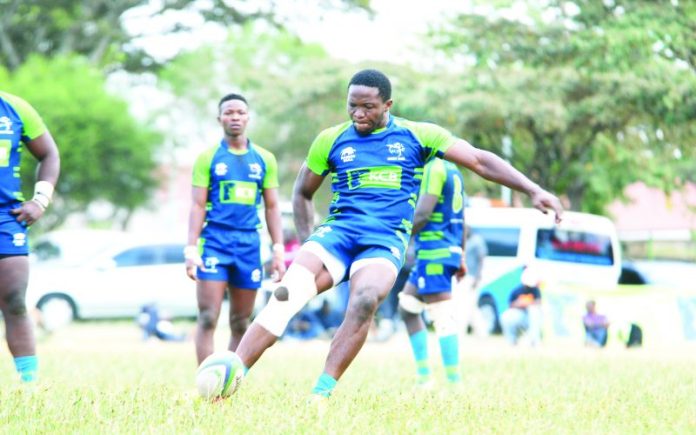 KCB-full-back-Darwin-Mukidza-takes-a-penalty-kick-at-Ruaraka-in-a-past-Kenya-cup-clash