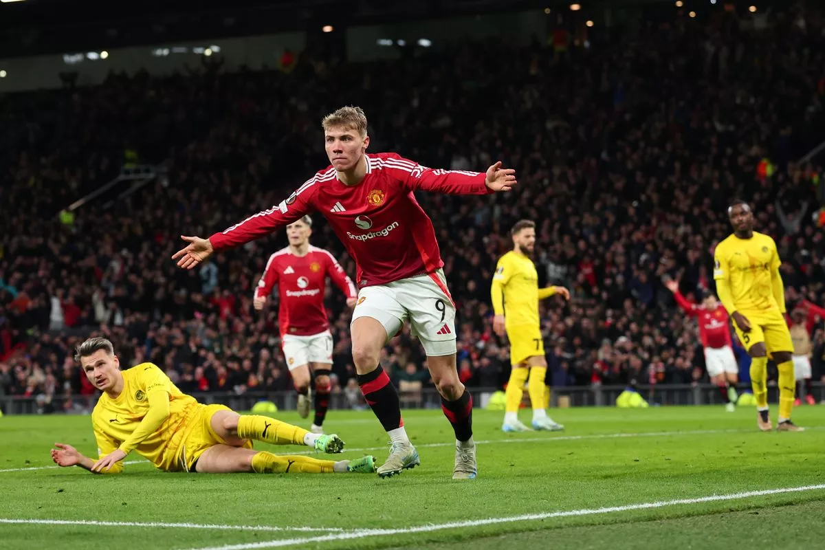 Rasmus Hojlund was Manchester United's hero ( Image: Getty Images)