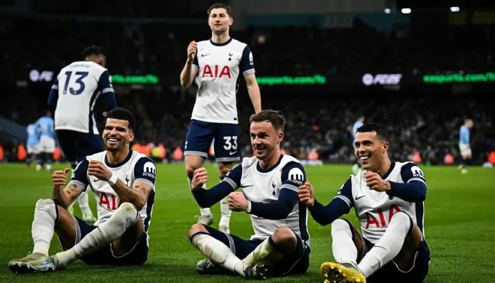 Man City's losing run is extended to five as Tottenham Hotspur stun them with 4-0 win thanks to James Maddison brace