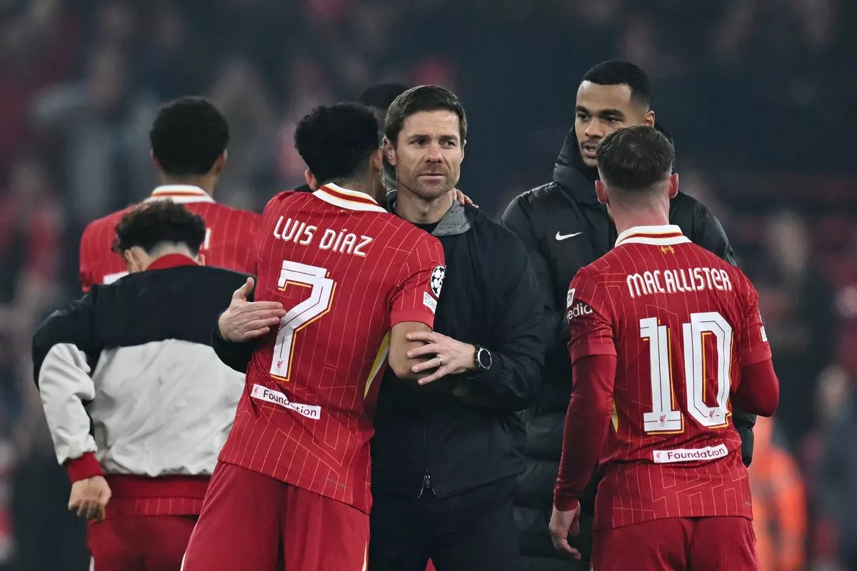 Alonso's side were ruthlessly beaten at Anfield ( Image :AFP via Getty Images)