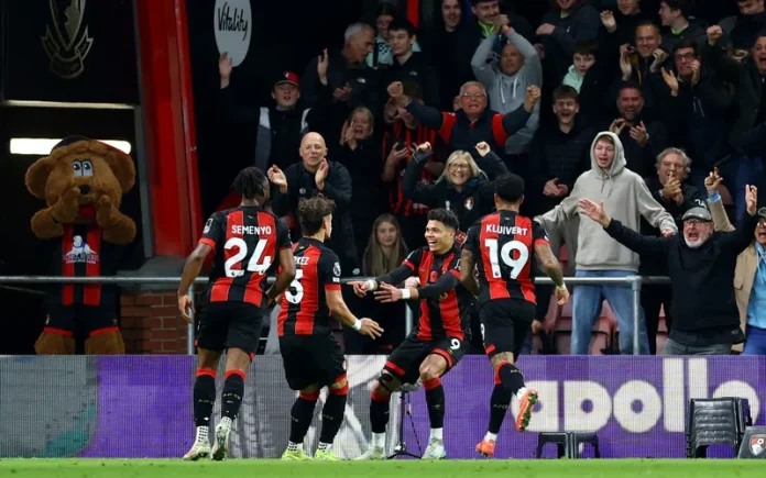 Bournemouth ended Man City's 32-match Premier League unbeaten run