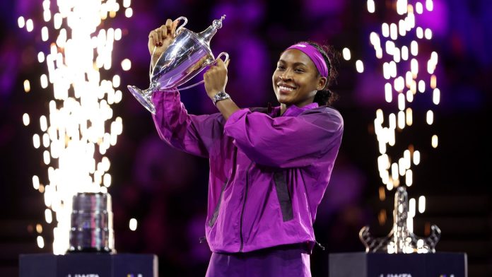 Coco Gauff defeats Qinwen Zheng to clinch WTA Finals, becomes youngest player in 20 years and first American Champion after 10 years