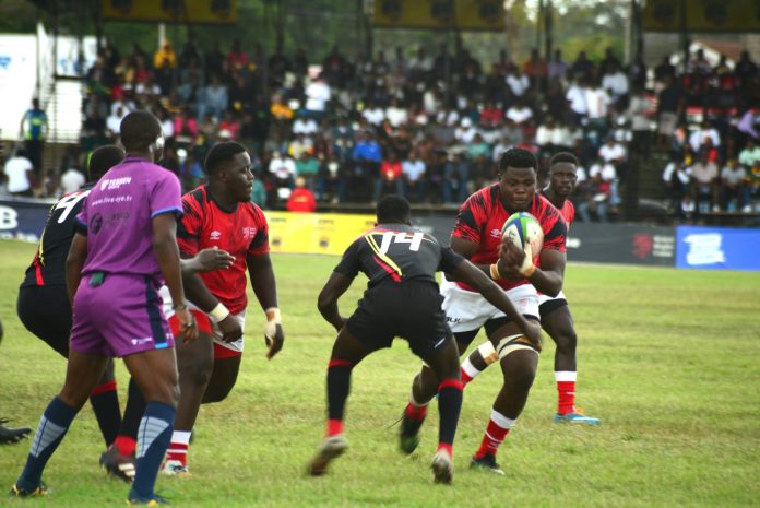 Kenya Simbas snatches a hard fought 27-25 victory over the Uganda Cranes